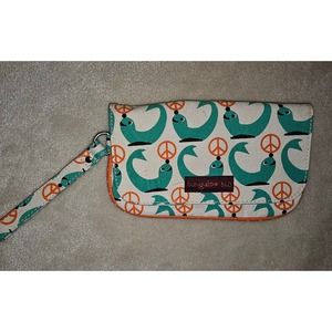 24 Bungalow canvas wristlet, nwot